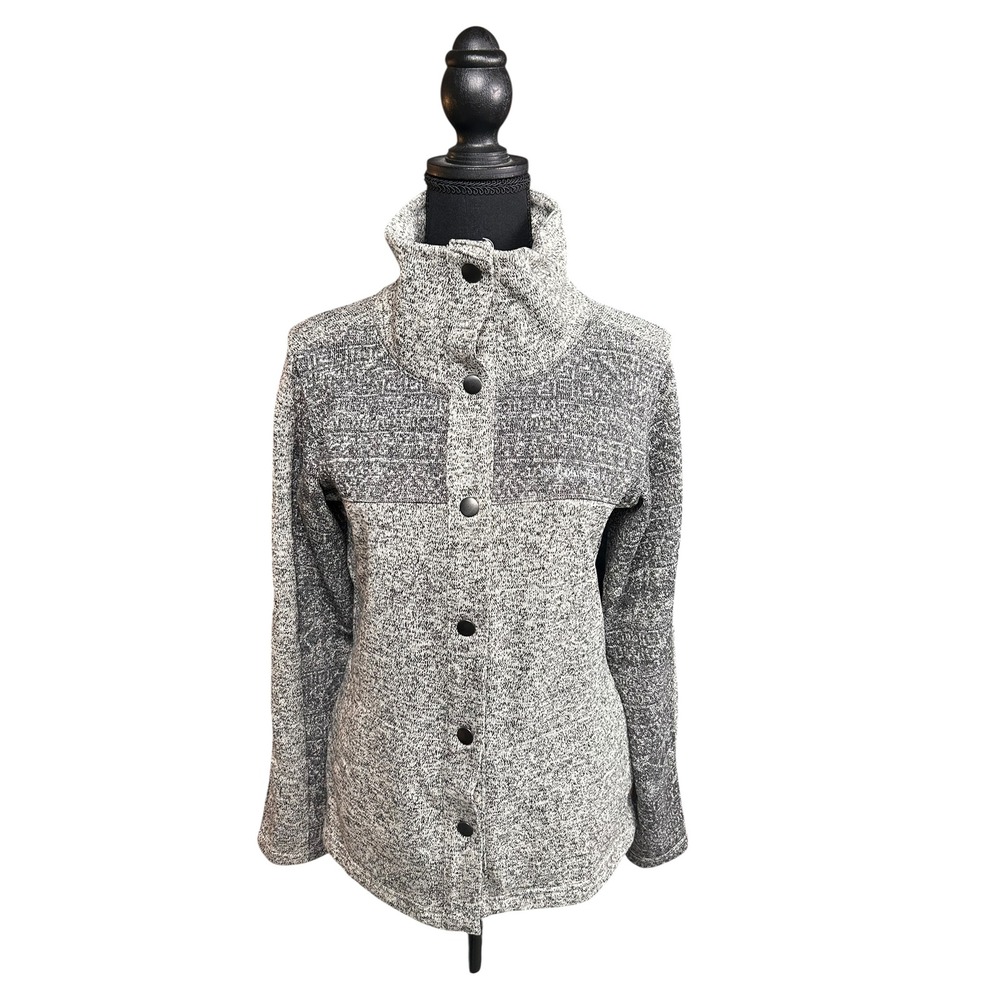 Women's Columbia‎ snap button gray jacket size S